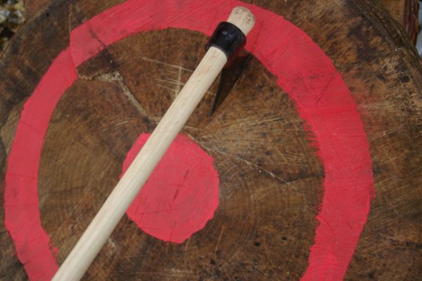 axe throwing, team building event, after a practice each team will have the chance to score team points