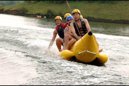 Banana Rides at reading Lake a great activity for parties and events