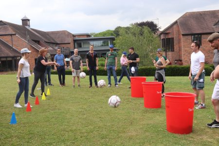 Teambuilding activity Norton park hotel near Andover in Hampshire