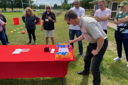 teambuilding event at Abbey Rugby club in Reading Berkshire