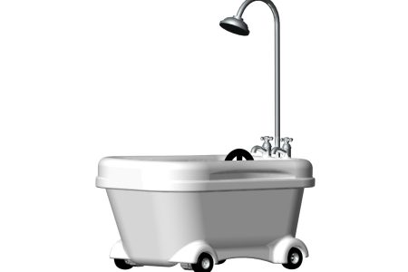 motorized bath tubs picture for product launches and tv shows by hi5 events