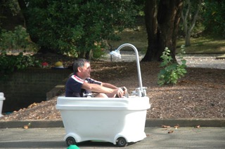 Motorised bath tubs for tv games and product launches with Hi5 events, recent TV Shows include 'The One Show