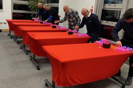 teams going head to head in a corporate challenge activity at the cim business centre moor hall in Maidenhead
