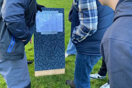 rifle scrabble challenge at cim moor hall in cookham for a team building event