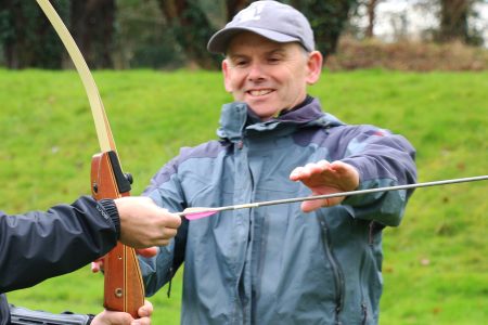 Archery corporate event in maidenhead at the CIM Business centre