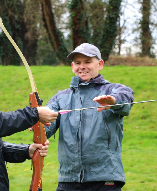 Archery corporate event in maidenhead at the CIM Business centre