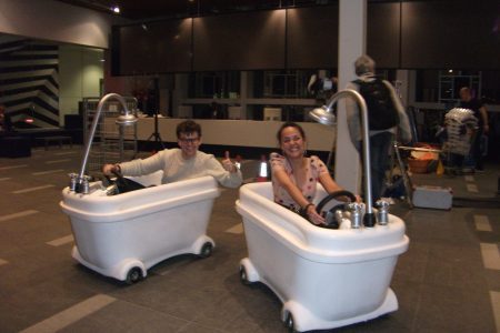 motorised bath tubs, padel gears with speeds of up to 15 mph
