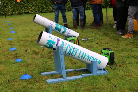 Rocket challenge for a team event at cim in Cookham Berkshire